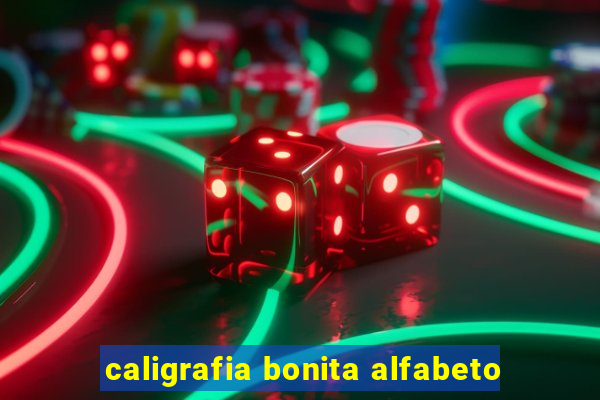 caligrafia bonita alfabeto